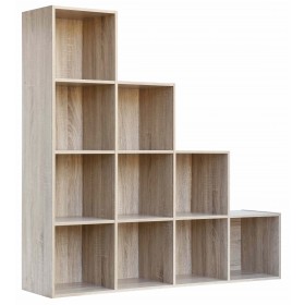 BIBLIOTECA MODELLO CUBE 10 ROVERE cm. 121x29,5x121h.