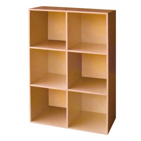 BIBLIOTECA MODELLO CUBO 6 CHERRY cm.61x91h.