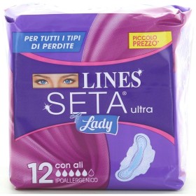 LINES SETA LADY CON ALI 12 PZ ASSORBENTI