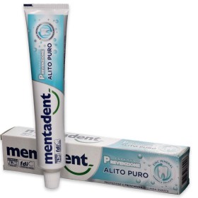 MENTADENT PPASTA DE DINTI ROD 75ML RESPIRATIE PURA