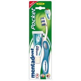 MENTADENT POCKET SPAZZOLINO DENTI E DENTIFRICIO 15 ML