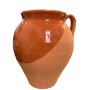 PIGNATA IN TERRACOTTA CON 2 MANICI SENZA COPERCHIO cm. 11x20h.