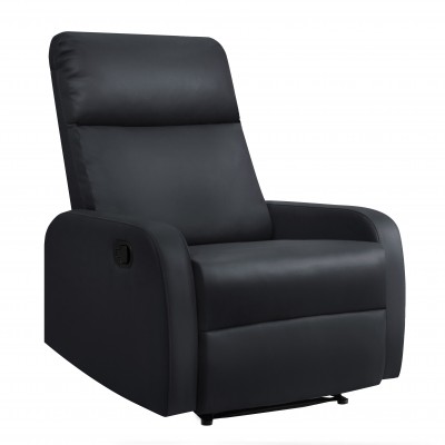 POLTRONA RECLINER CHIARA NERA cm. 75x90xh105 HW62350