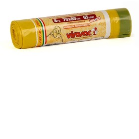 virosac sacco pratico Sacco Rifiuti 70x80 cm 80 litri X-Large