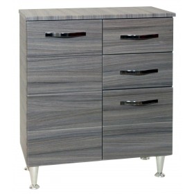 BASE ANTONELLA CON 2 ANTE E 2 CASSETTI cm. 66x33x80h.