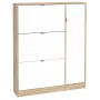 KIT RACK PANTOFI CU 3 CLAPETE DUBLE SI USA DE 1 CM. 102x24x125h.