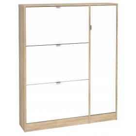 KIT SCARPIERA CON 3 RIBALTE DOPPIE E 1 ANTA cm. 102x24x125h.