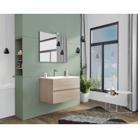 MOBILE BAGNO NEW SPLASH cm.80 ROVERE GRIGIO