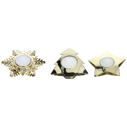 Tognana Porta T-Light Glam Light Steel Gold Tognana Porta T-Light Glam Light Steel Gold