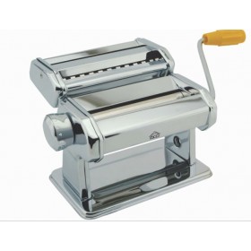 DCG PASTA MAKER LUXUS PM1600 MACCHINA PER LA PASTA IN ACCIAIO CROMATO DCG PASTA MAKER LUXUS PM1600 MACCHINA PER LA PASTA IN ACCIAIO