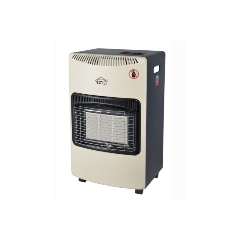 DCG STUFA A GAS GH02 C INFRAROSSI AMARANTO CREAM Vano Per Bombole Del Gas Fino A 15kg 8052780962247