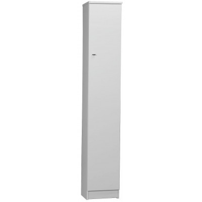 MOBILE BIANCO LACCATO CON 1 ANTA cm. 31x34x183h. 313TL