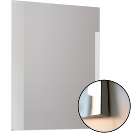 SPECCHIO A FILO CON SUPPORTO IN LEGNO cm. 52x68h.