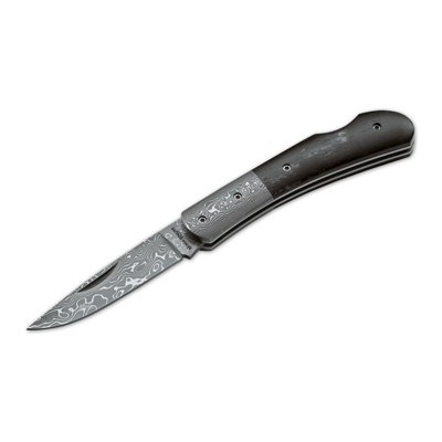 BOKER COLTELLO CHIUDIBILE LAMA DAMASCATA BLACK BONE DAMASCUS