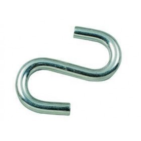 GANCIO A ESSE ZINCOCROMATI SCATOLA N. 17 MM. 3