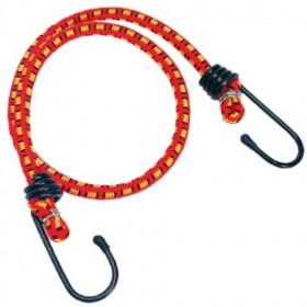CORDA ELASTICA RINFORZATA CON GANCI PLASTICA 8X1200 MM