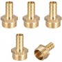 RACCORDO GIUNTATUBI MASCHIO IN OTTONE 1/2 X 8 MM.