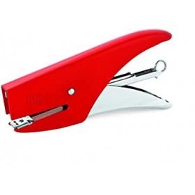 SPILLATRICE CUCITRICE ROSSA PER UFFICIO A PINZA CUCITRICE CON PUNTI 9/4