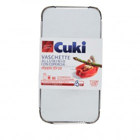 CUKI VASCHETTA ALLUMINIO CON COPERCHIO CALDO/GELO R62 PZ. 4 CUKI VASCHETTA ALLUMINIO CON COPERCHIO CALDO/GELO R62 PZ. 4