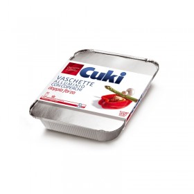 CUKI VASCHETTA ALLUMINIO CON COPERCHIO CALDO/GELO R90 PZ. 2 CUKI VASCHETTA ALLUMINIO CON COPERCHIO CALDO/GELO R90 PZ. 2