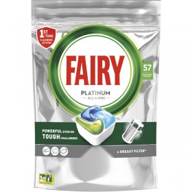 FAIRY PASTIGLIE PER LAVASTOVIGLIE TUTTO IN1 PLATINUM REGULAR 57 CAPS