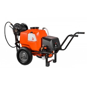 STOCKER POMPA CARRELLATA PER IRRORAZIONE A BATTERIA CON SERBATOIO LT. 100 12 VOLT