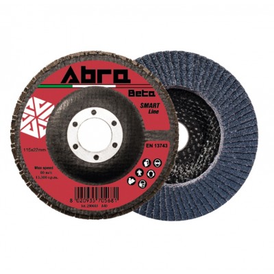 Abra beta Disco abrasivo su metallo mono lamelle mm. 115 gr. 40