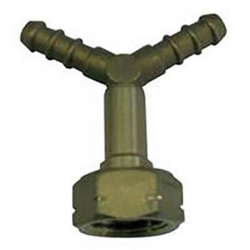 CROCIERA IN OTTONE PER GPL 3 VIE CON DADO BOMBOLA