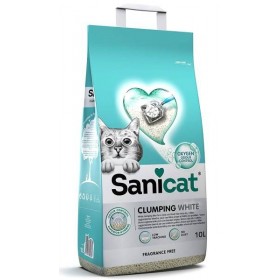 SANICAT LETTIERA PER GATTO CLUMPING WHITE UNSCENTED LT. 10
