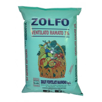 ZOLFO VENTILATO RAMATO 3% KG. 10 MANNINO