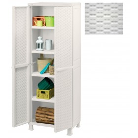 ARMADIO KETER cm.65x45x177h. T/PIANI colore bianco ARMADIO KETER cm.65x45x177h. T/PIANI colore bianco