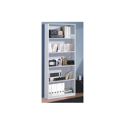 KIT LIBRERIA'STYLUS'cm.80X28X201h. colore bianco