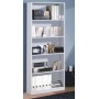 KIT LIBRERIA'STYLUS'cm.80X28X201h. colore bianco