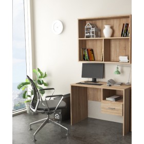 KIT SCRIVANIA 1C cm.100x50x74h colore rovere