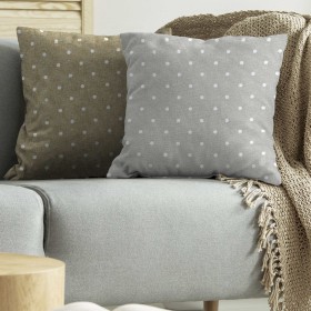 CUSCINO TULIPANO CM.43X43 POIS TORTORA 1808 CUSCINO TULIPANO CM.43X43 POIS TORTORA 1808