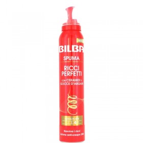 BILBA SPUMA RICCI PERFETTI CON CERAMIDI E GOCCE D'ARGAN TENURA EXTRA FORTE 200 ML