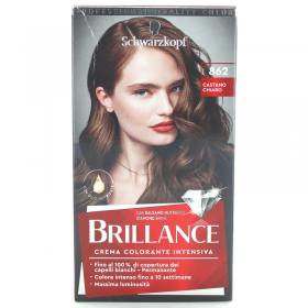 BRILLANCE CREMA COLORANTE 862 CASTANO CHIARO BRILLANCE CREMA COLORANTE 862 CASTANO CHIARO