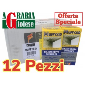 FAREN MUFFYXID PULISCI MUFFA RAPIDISSIMO PER INTERNI ED ESTERNI SPRAY ML. 500 conf. 12 pezzi