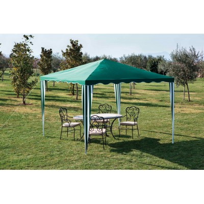 GAZEBO IN POLIESTERE mt.3x3 COLORE VERDE