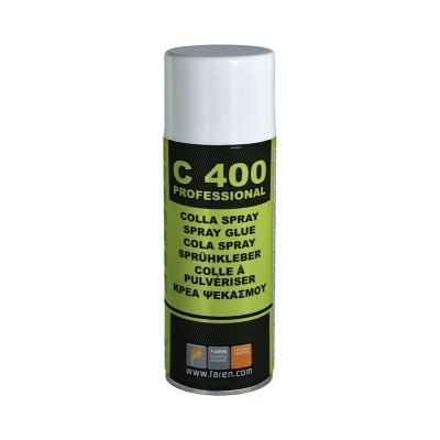 FAREN COLLA SPRAY PRFESSIONALE PER MATERIALI POROSI E NON ML. 400