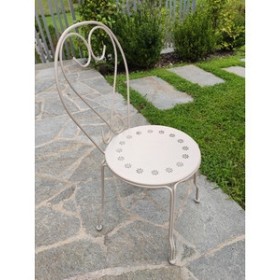 SEDIA SORRENTO COLORE CREMA OPACO