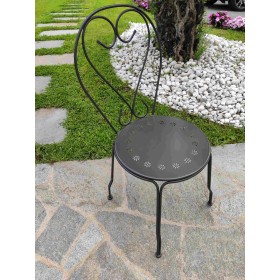 SEDIA SORRENTO COLORE NERO OPACO