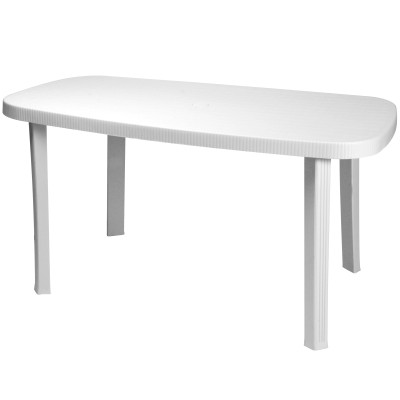 TAVOLO GARDEN OTELLO cm.136x82x72h BIANCO