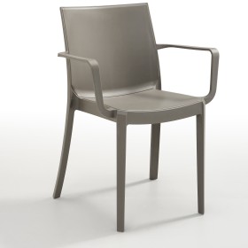 POLTRONA RESINA VICTORIA COLORE TORTORA