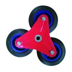 RUOTA MULTIPLA DI RICAMBIO PER CARRELLO SALI SCALE NEW MODEL FORO 20