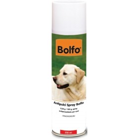 BOLFO INSECTICID SPRAY PURICI ȘI CĂPUȘE PENTRU CANI ML. 250 BOLFO INSECTICID SPRAY PURICI ȘI CĂPUȘE PENTRU CANI ML. 250