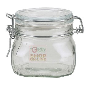 BORMIOLI VASETTO IN VETRO FIDO CON TAPPO ERMETICO CL. 50 BORMIOLI VASETTO IN VETRO FIDO CON TAPPO ERMETICO CL. 50