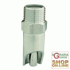 ABBEVERATOIO PER SUINI A BIBERON IN ACCIAIO INOX GRANDE FILETTO DIAM. 1/2 ABBEVERATOIO PER SUINI A BIBERON IN ACCIAIO INOX GRANDE FILETTO