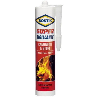 BOSTIK MASTICE CAMINETTI STUFE CARTUCCIA 530 GR.