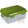 BOX BIG FLAT VOYAGER IN PLASTICA CON COPERCHIO RUOTE E MANIGLIA